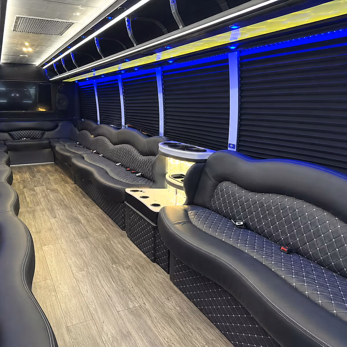 upland party bus rentals inside