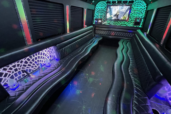 Upland Limo Bus Interior